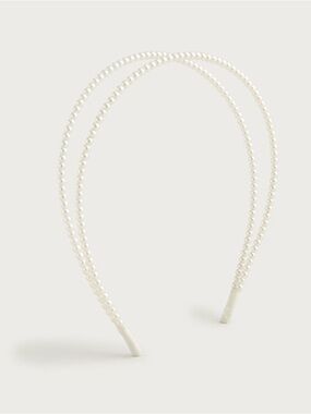 J crew Double pearl headband